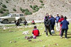30 Having Lunch On Way to Kharta Tibet